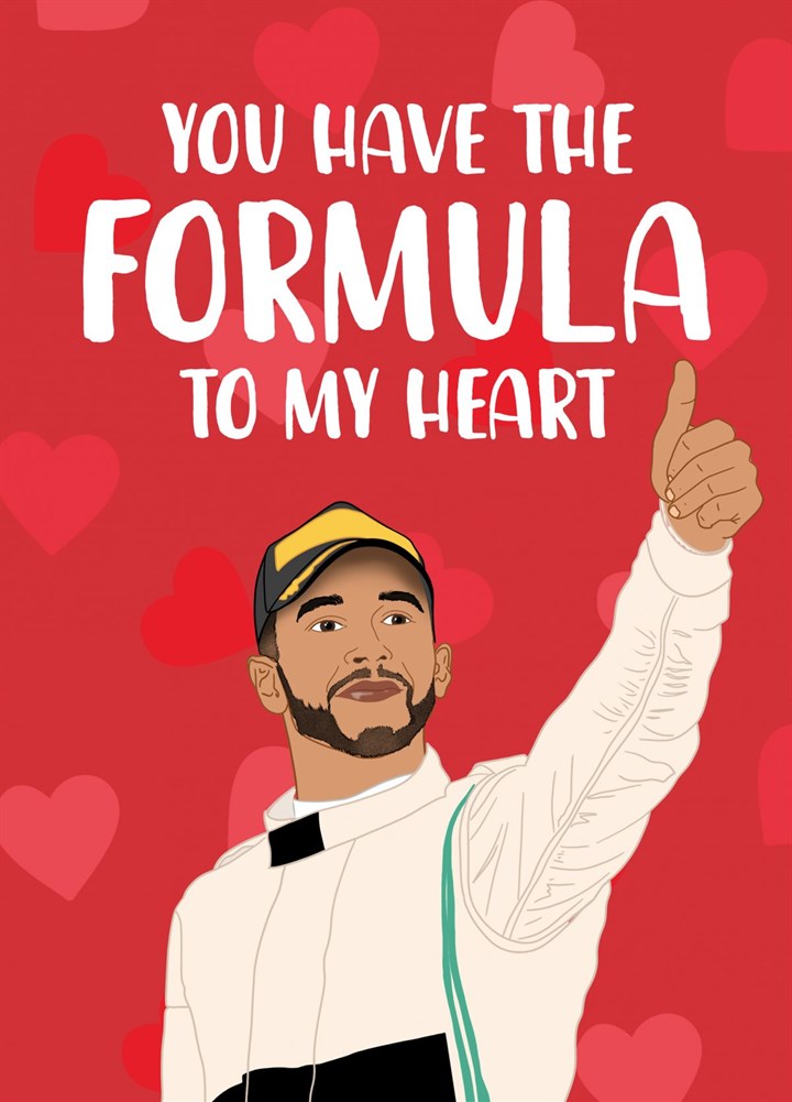 Formula To My Heart Card