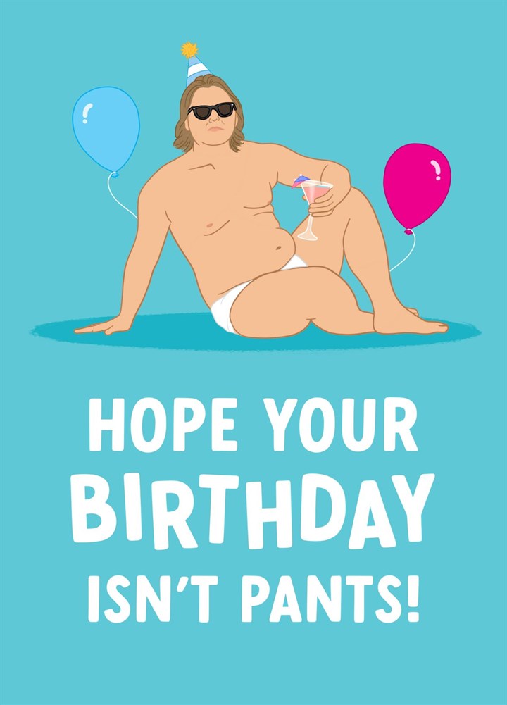 Funny Lewis Capaldi Birthday Card