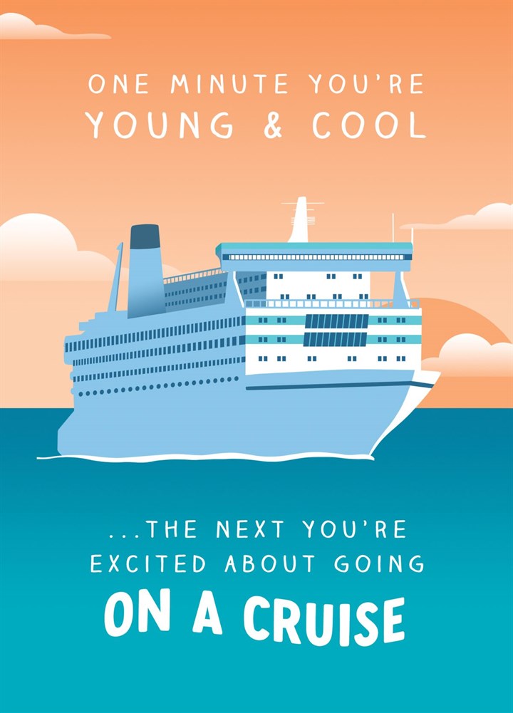 Funny Cruise Ship Birthday Card