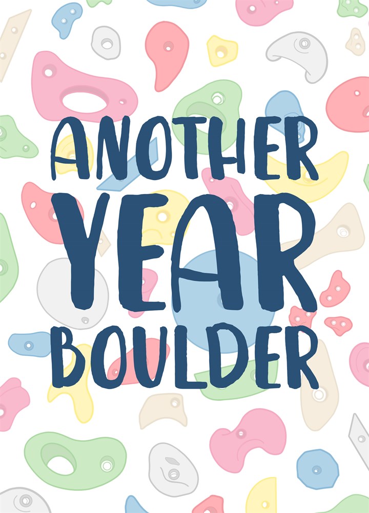 Another Year Boulder Card