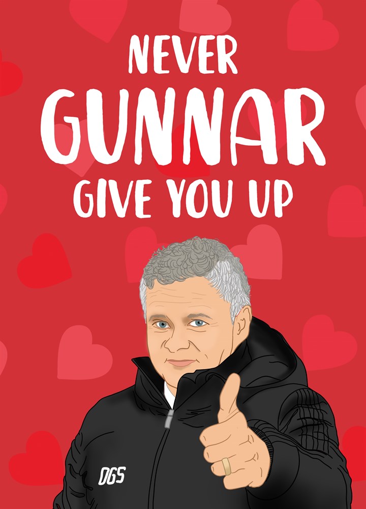 Never Gunnar Give You Up Card