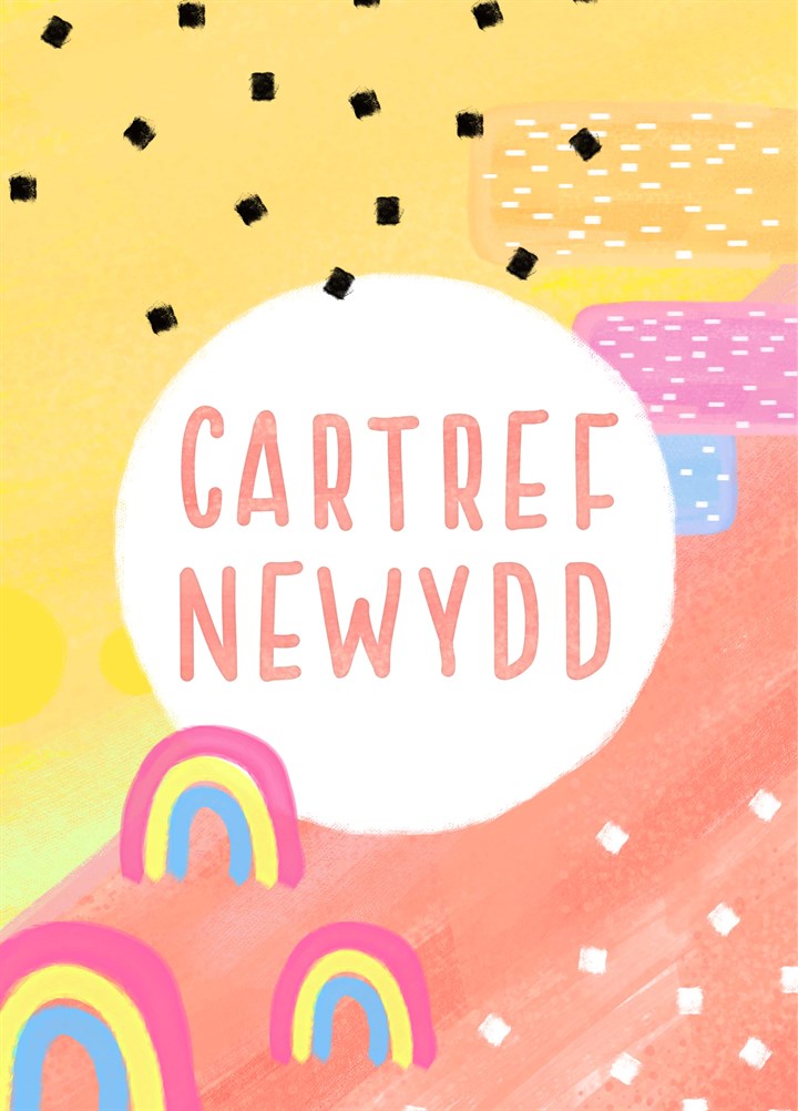 Cartreff Newydd Card