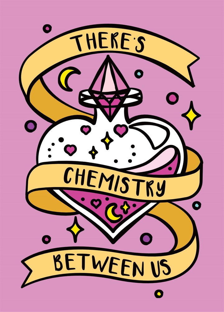 There's Chemistry Between Us Card