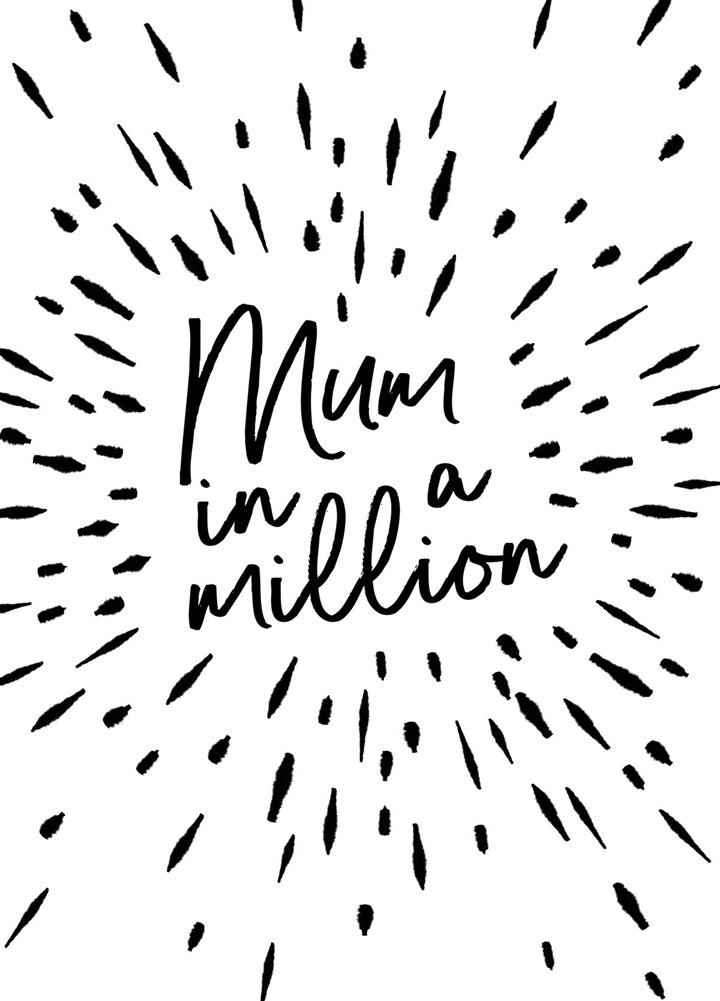 Mum In A Million Card