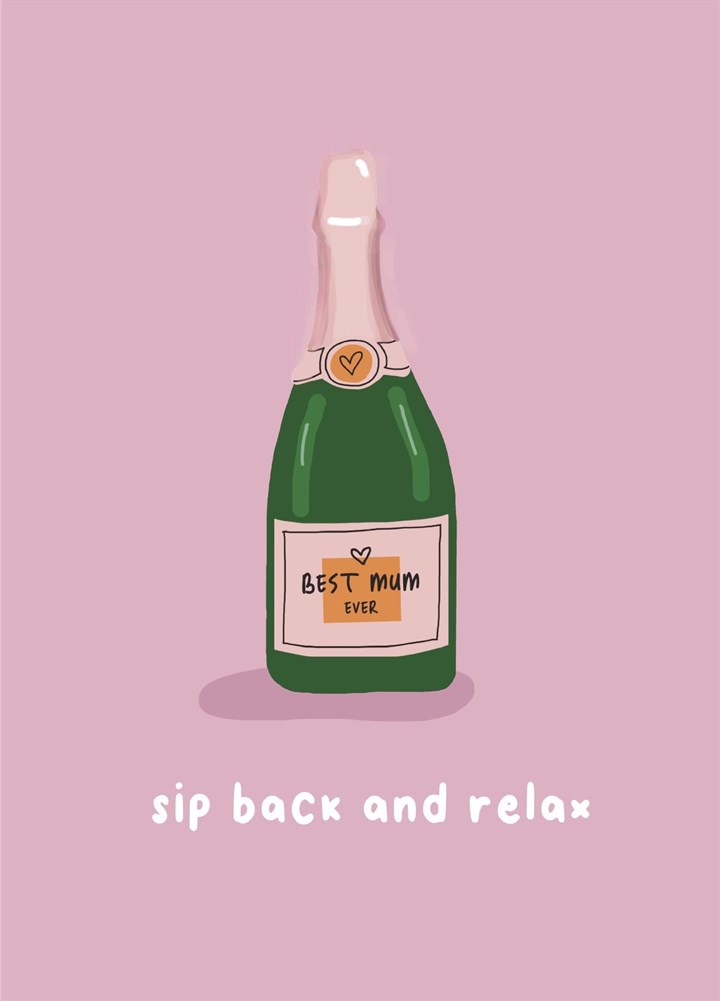 Sip Back And Relax Card