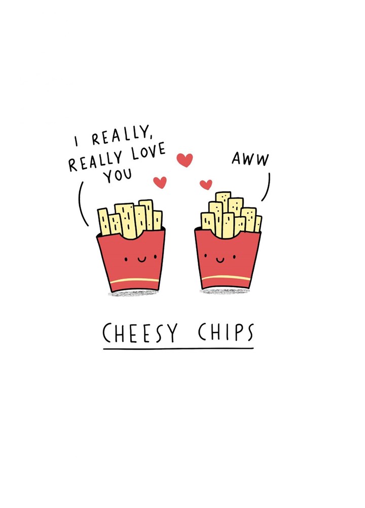 Cheesy Chips Card