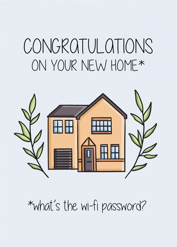 What's The Wi-Fi Password? Card