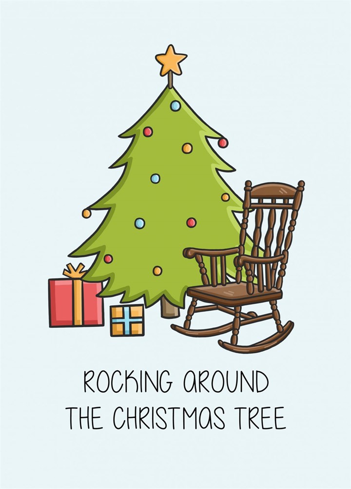 Rocking Around The Christmas Tree Card