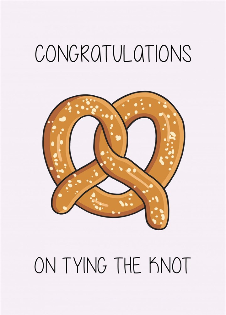 Congratulations On Tying The Knot Card