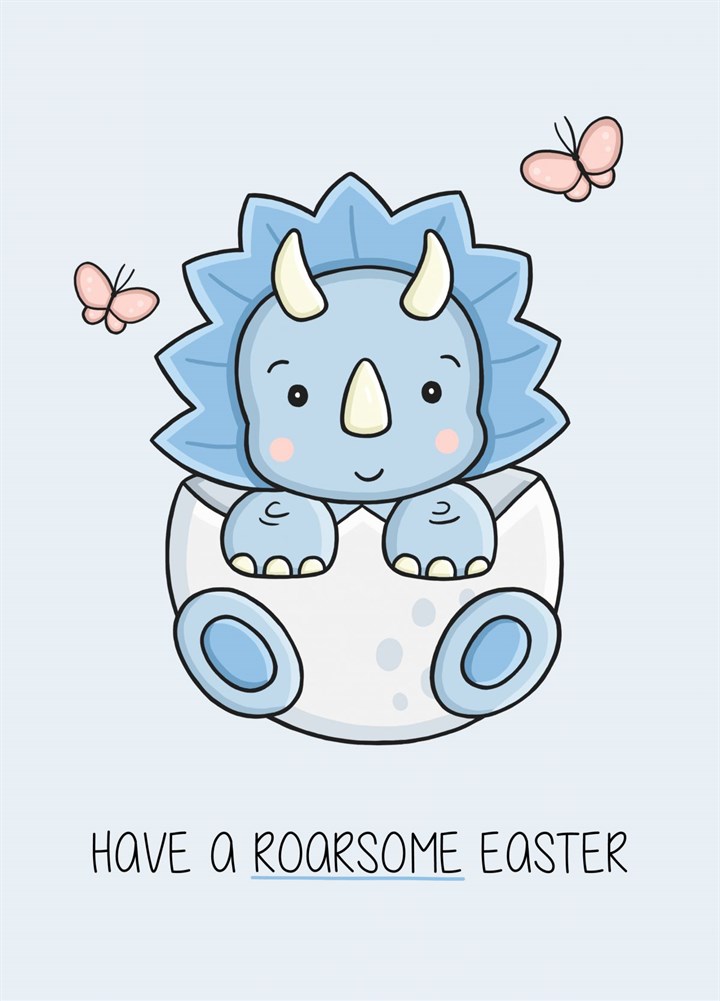 Roarsome Easter Card