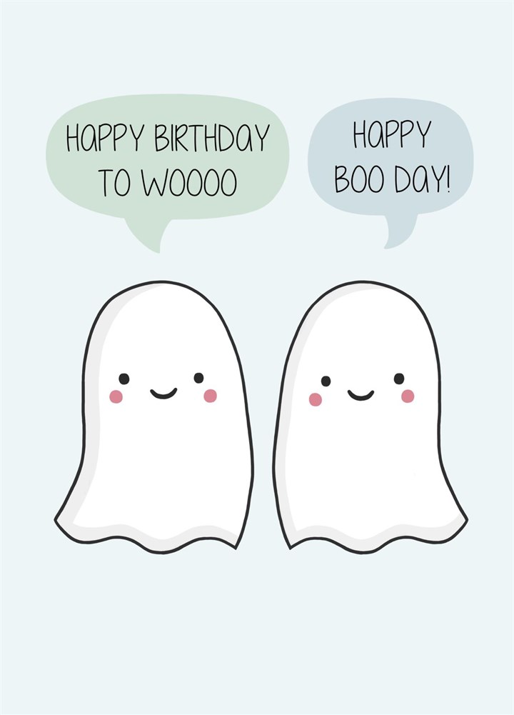 Happy Boo Day Card
