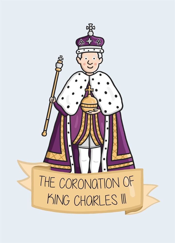 Coronation Of King Charles Commemorative Card