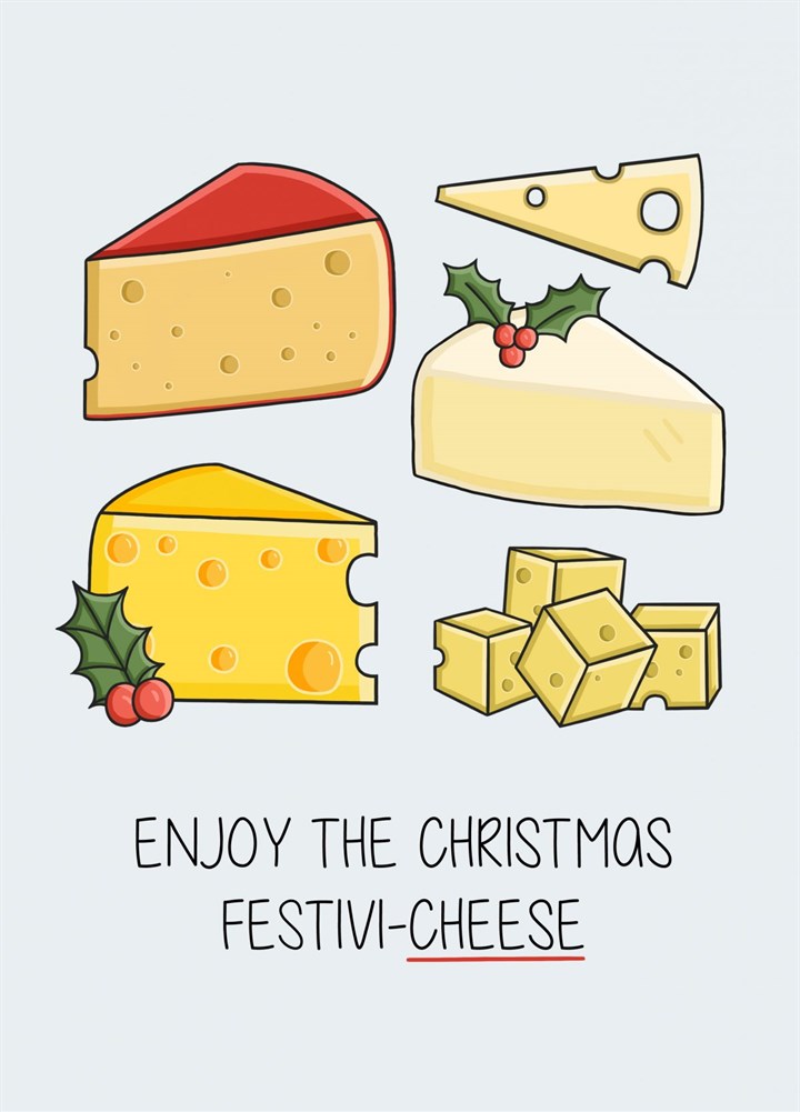 Christmas Festivi-Cheese Card