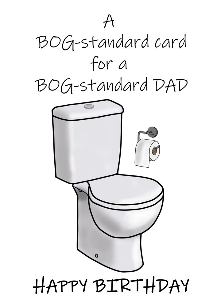 BOG-Standard Dad Birthday Card