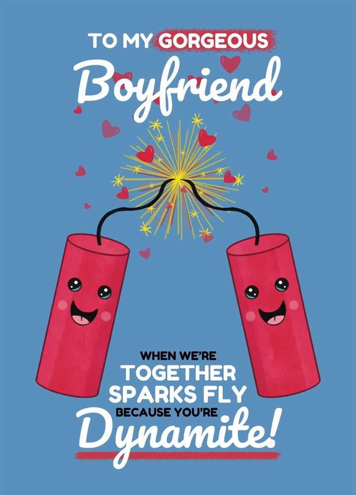 Gorgeous Boyfriend Valentine's Card, We're Dynamite