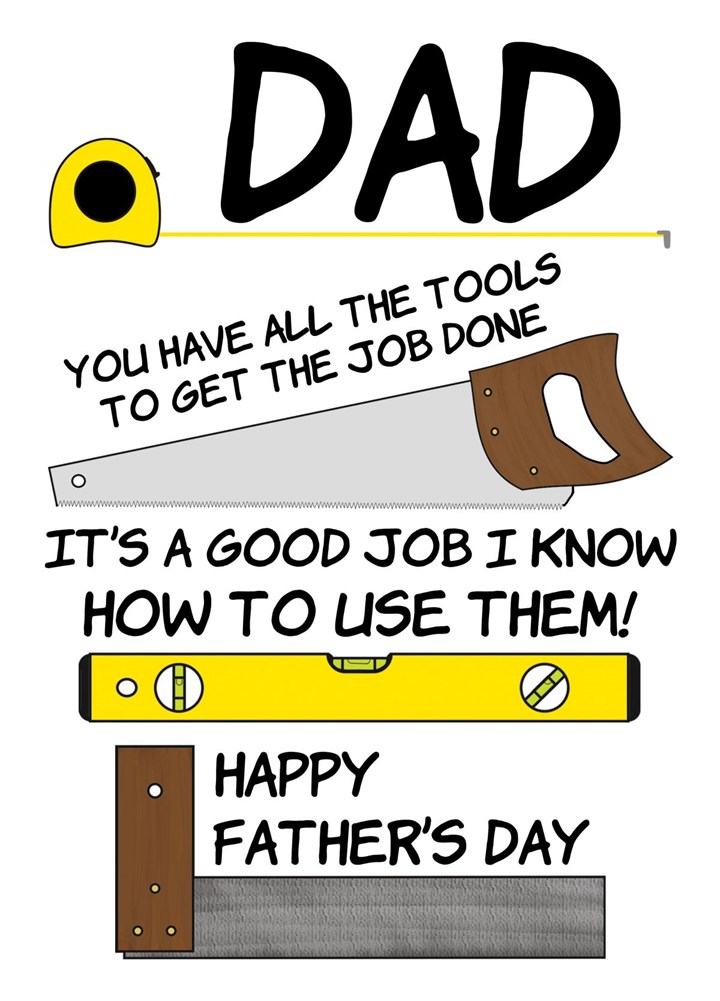 DIY Dad Card