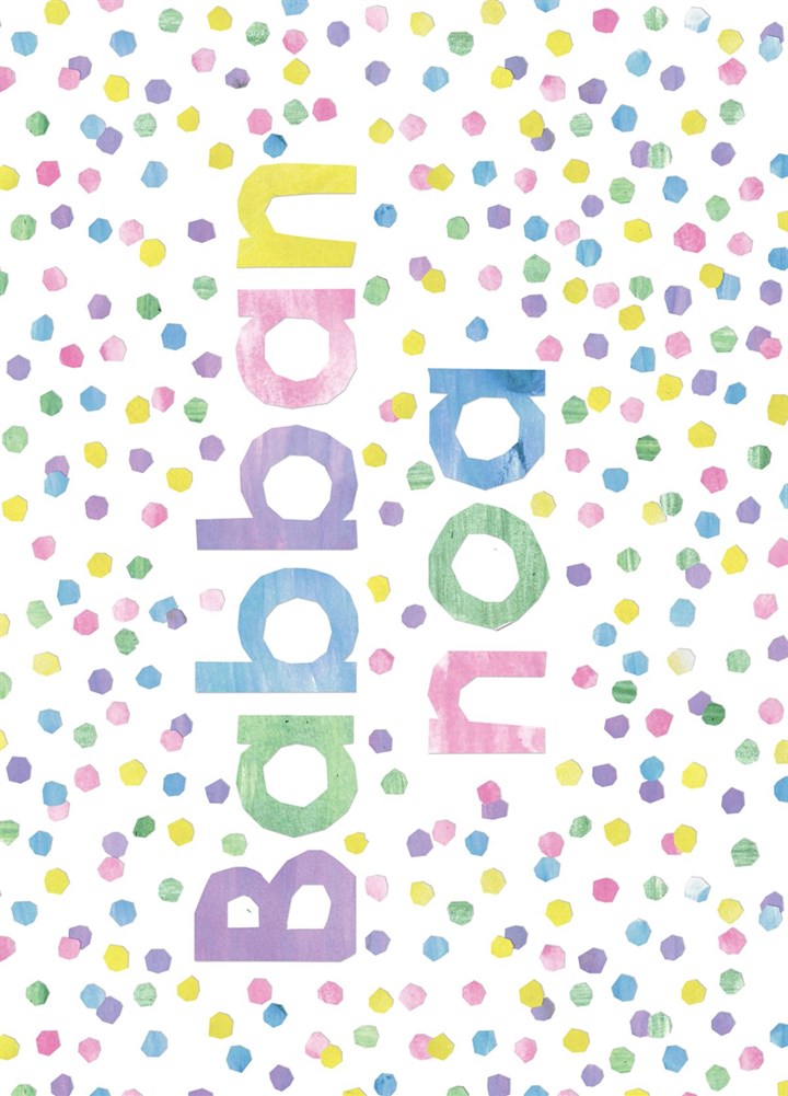 Babban Noa - Confetti Card
