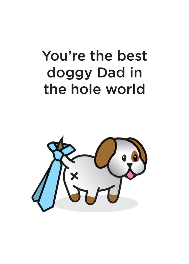 Best Doggy Dad Card