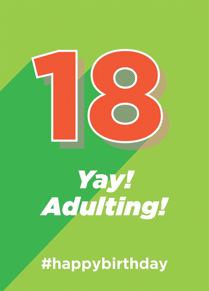 18 Adulting Card