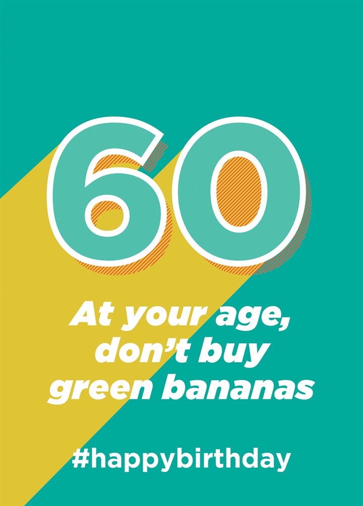 Don't Buy Green Bananas Card