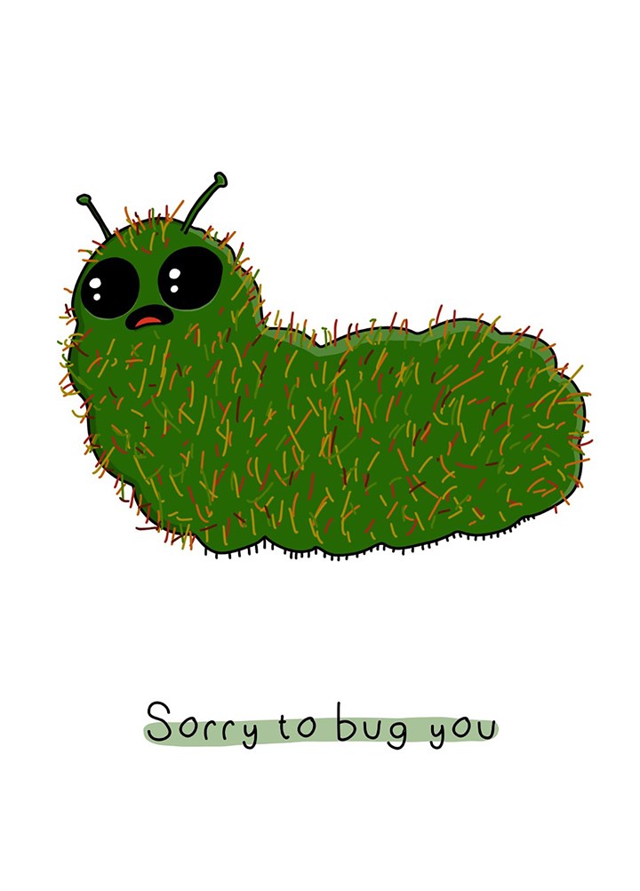 Sorry To Bug You Card