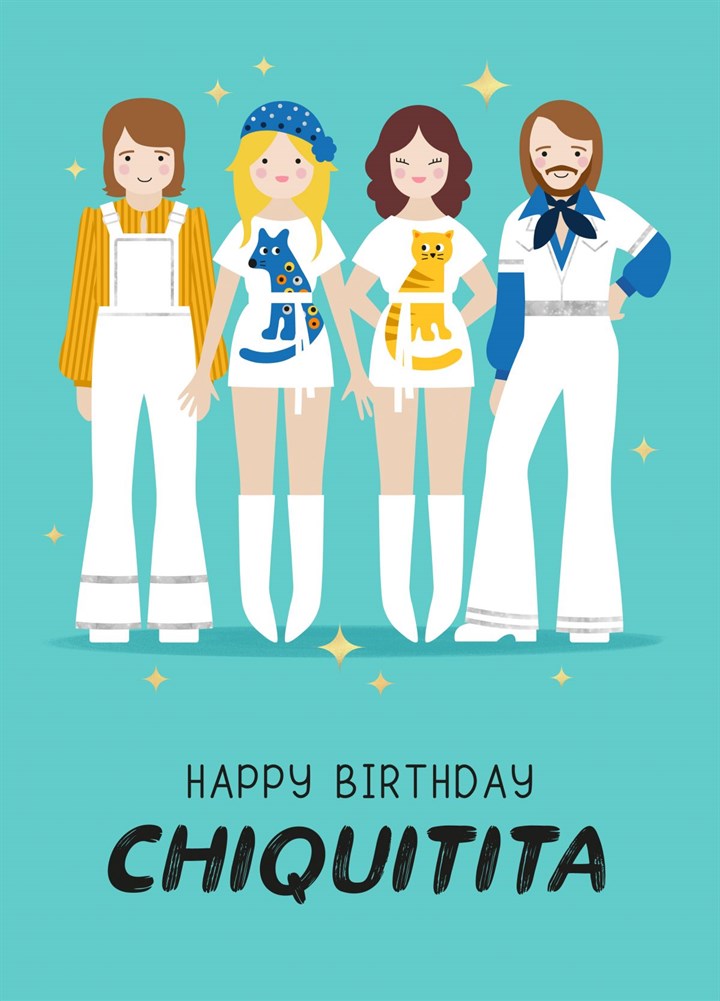 Happy Birthday Chiquitita Card