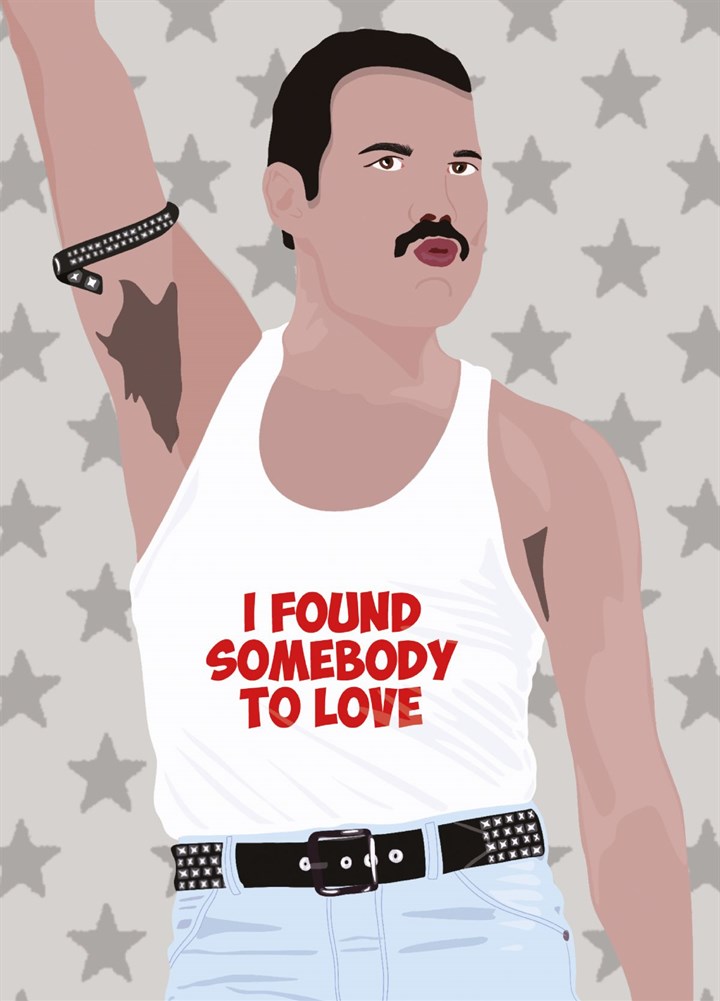 I Found Somebody To Love, Freddie Mercury Card