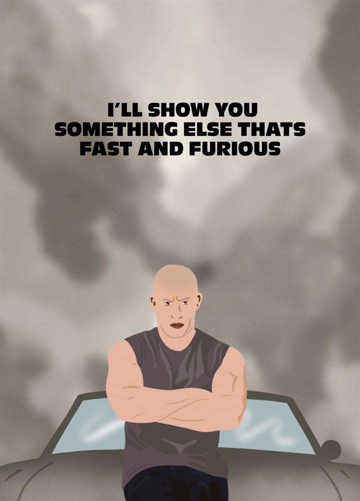 Fast & Furious Valentines Love Day Card