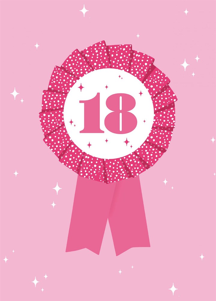 18th Birthday Badge Card