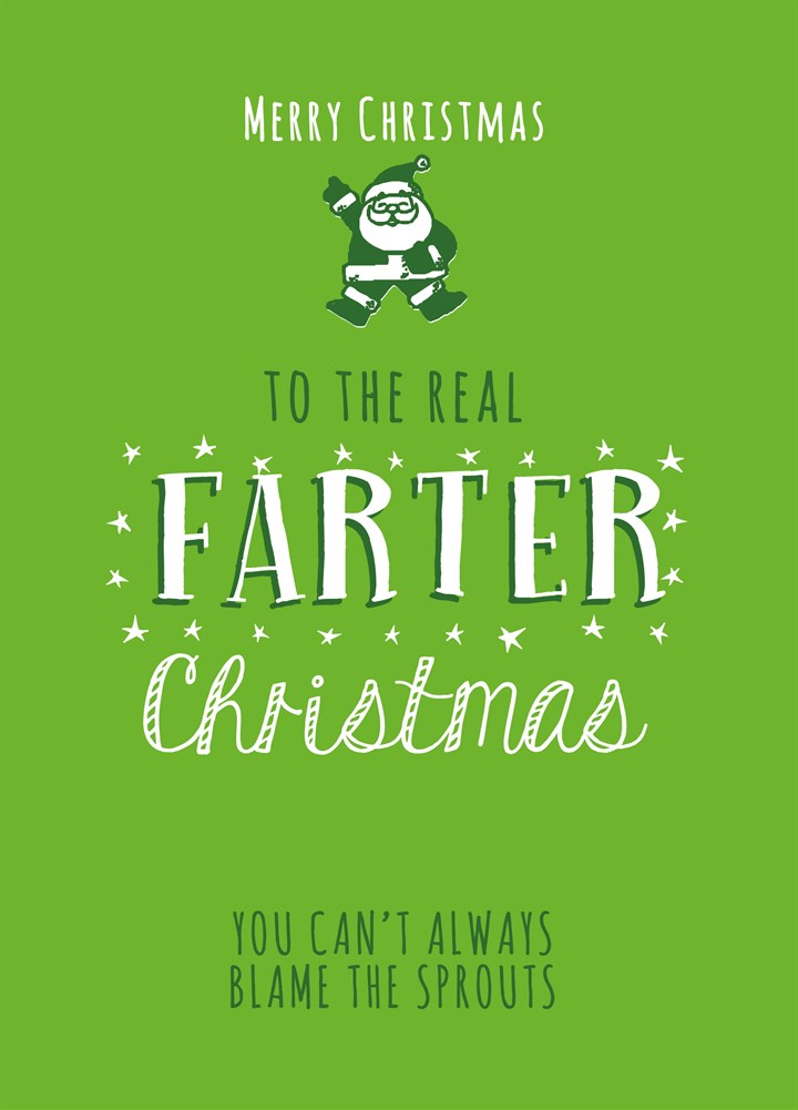 Merry Christmas To The Real Farter Card