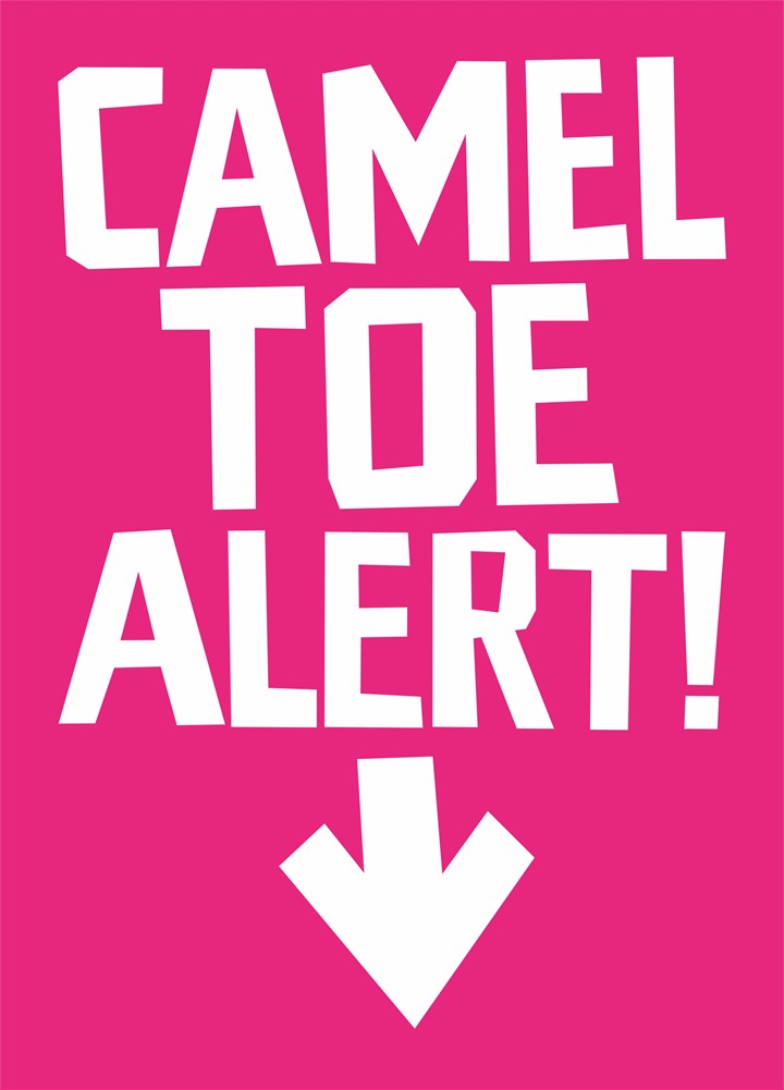 Camel Toe Card