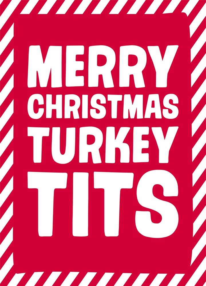 Merry Christmas Turkey Tits Card