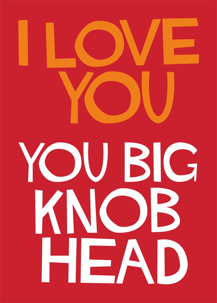 Big Knob Head Card
