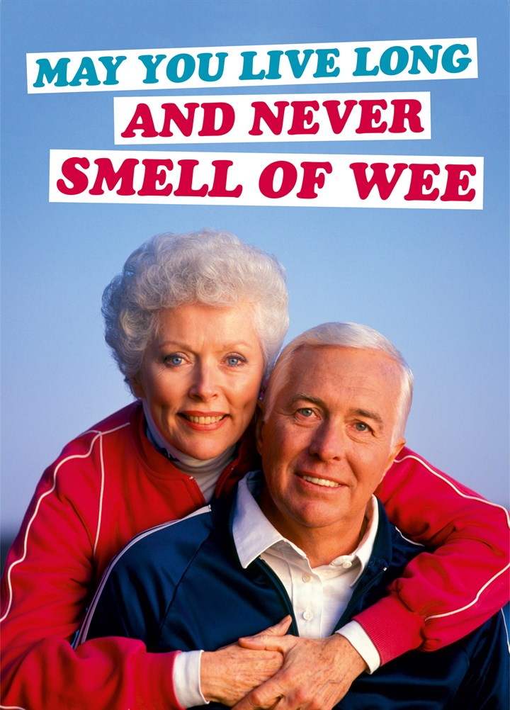 Never Smell Of Wee Card