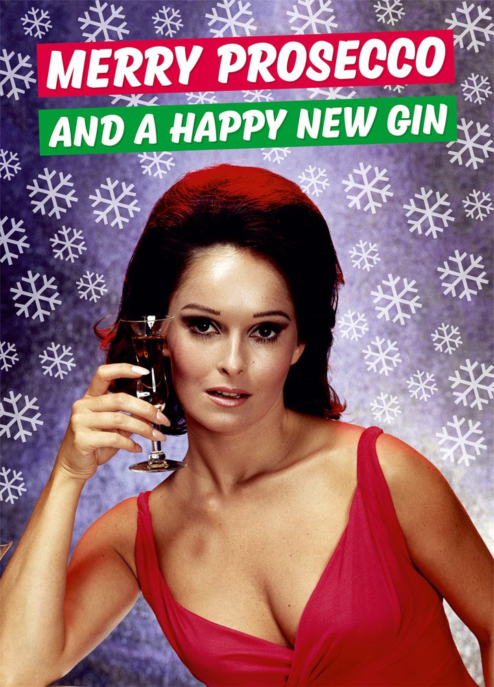 Merry Prosecco And A Happy New Gin Card
