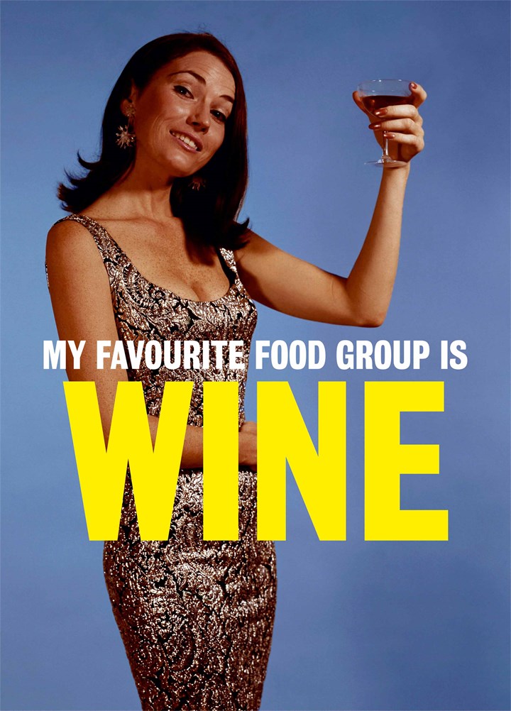 My Favourite Food Group Card