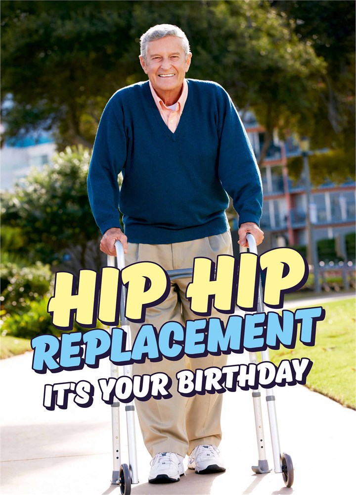 Hip Hip Replacement Card