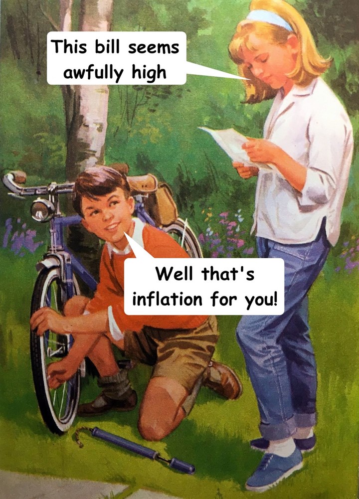 That's Inflation For You Card