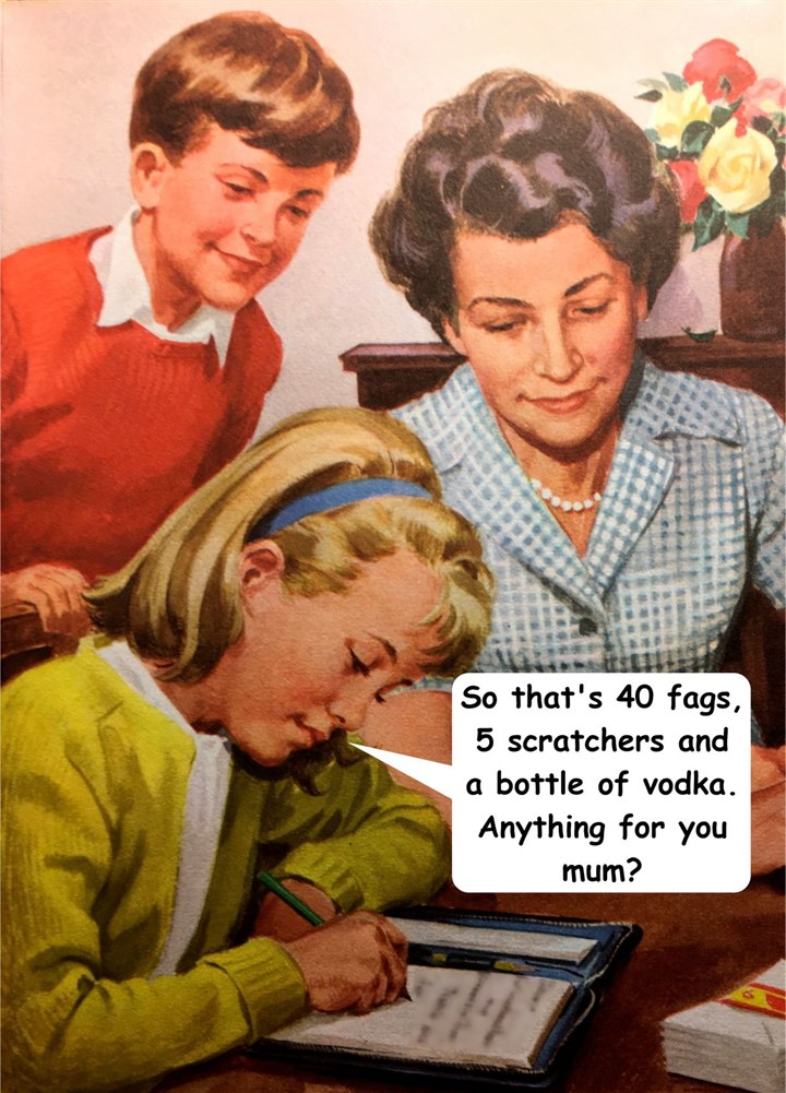 Anything For You Mum? Card