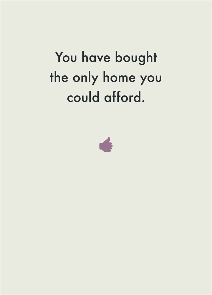 Home You Could Afford Card