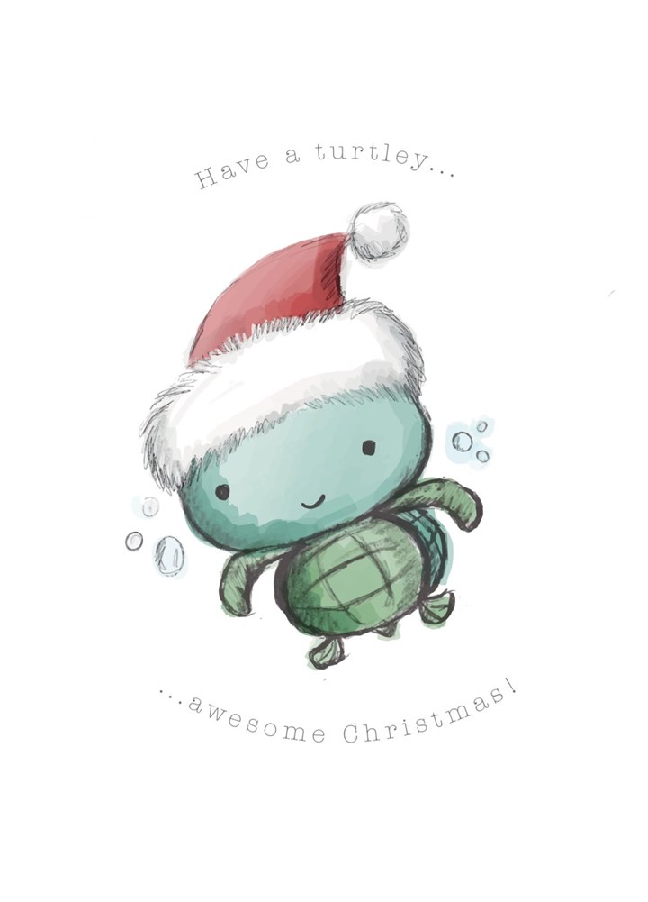 Turtley Awesome Christmas! Card