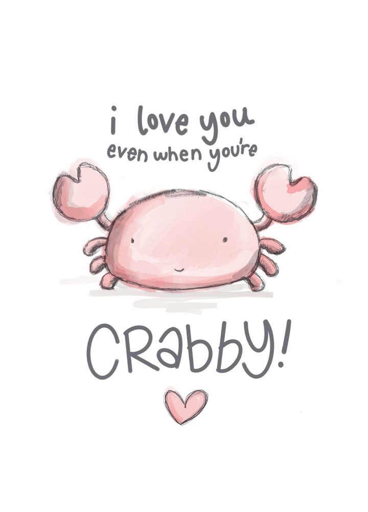 Crabby Love Card