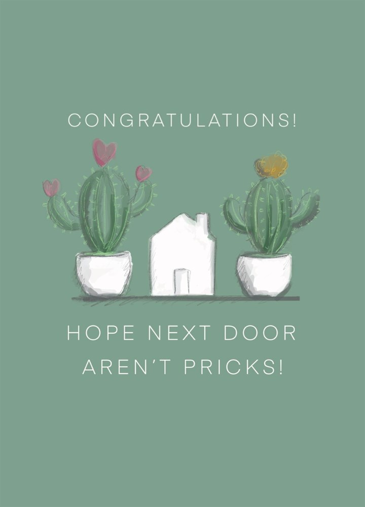 New Home Cactus! Card