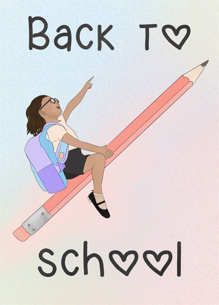 Back To School <3 Card