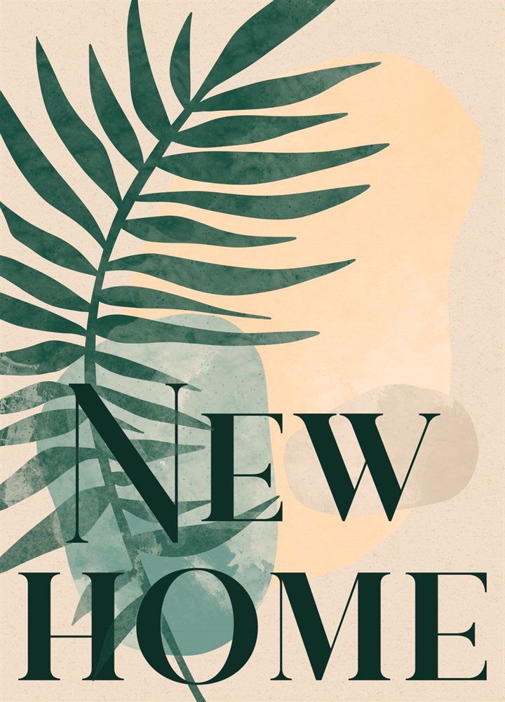 New Home Abstract Card