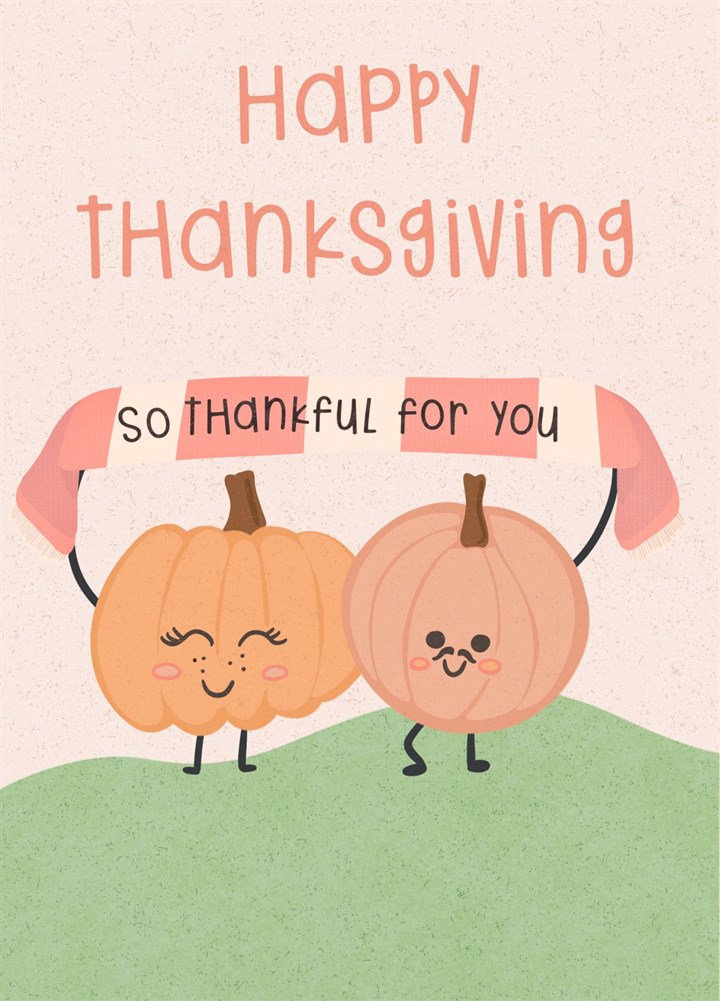 Thanksgiving Pumpkins Card