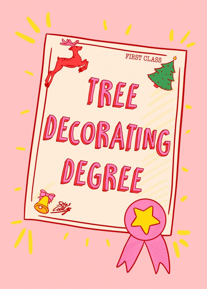 Tree Degree Card