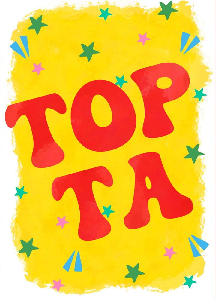 Top TA Thank You Teaching Assistant Card
