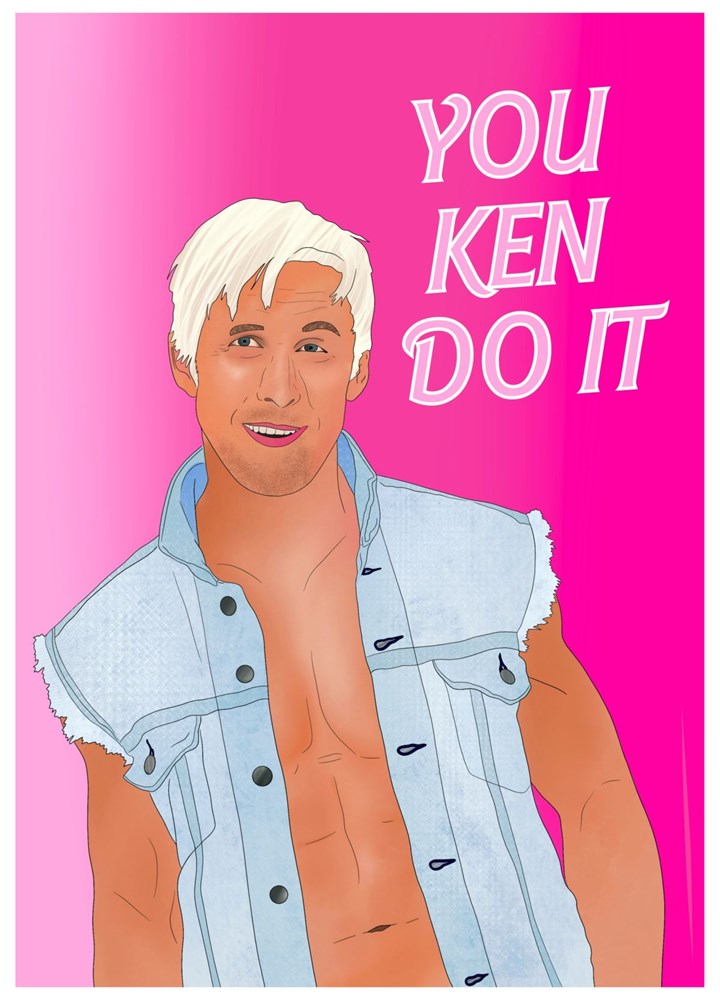 You KEN Do It - Motivation Card - Ken - Barbie