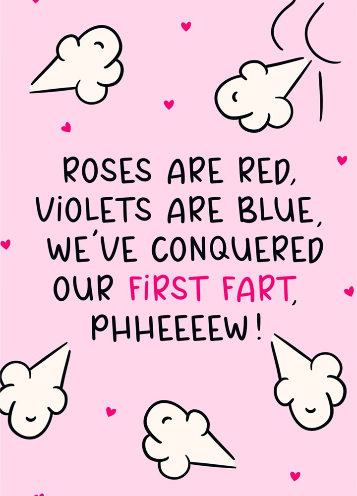 First Fart - Funny Valentine's Card